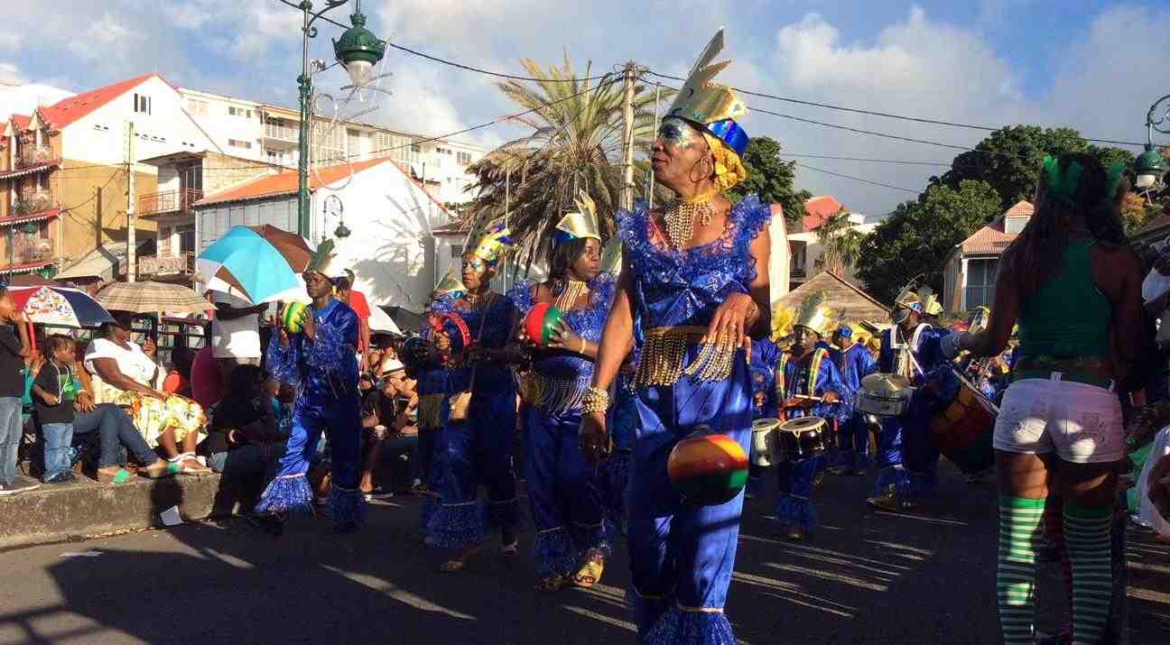 carnaval, basse, terre, guadeloupe
